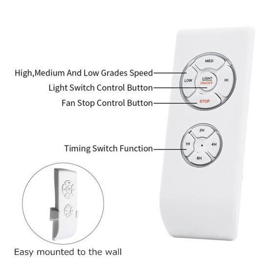 Kit de contrôle de plafond universel, lampe de ventilateur, minuterie à distance, récepteur sans fil, outil domestique