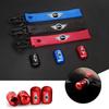 For Mini m10Tire Valve Stems Cap Car Keychain Style Wheel Air Valve Cover For BMW Mini Cooper R50 R53 R55 R56 R60 R61 F54 F55 F56 Sticker