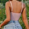 Embroidered Mesh Patchwork Flower Perspective Lingerie Bodysuit Set