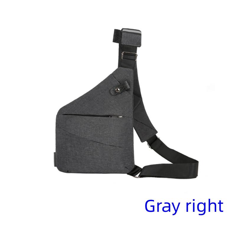 

Brand Men Travel Business Fino Bag Burglarproof Shoulder Bag Holster Anti Theft Security Strap Digital Storage Chest Bags