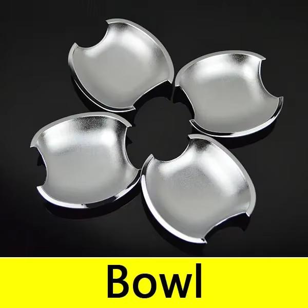 For Mazda 3 BK 2004~2009 2005 2006 Bowl Covers Anti-Scratch 2007 Chrome Door Outside Handles Decoration Stickers Car Accessories