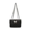 Casual Small Bag New Style for Women's Popular Crossbody Bag Fashionable Shoulder Bag Simple Chain Large Capacity Small Square Bag