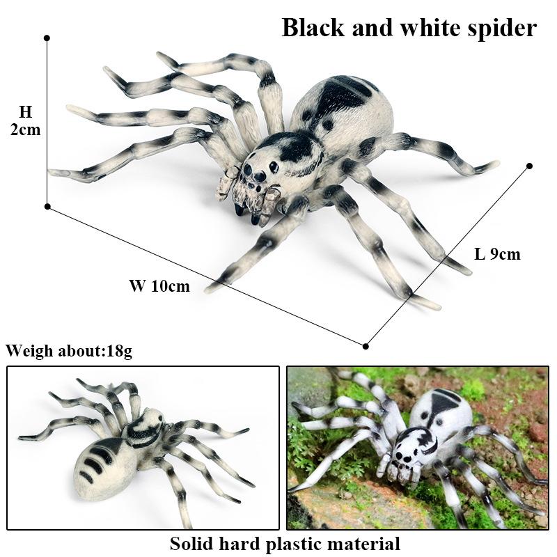 Oenux Insekten Tiere Modell Spinnennetz Skorpion Fledermaus Actionfiguren Figur Miniatur Niedlich Pädagogisch Kinder Spielzeug Halloween Geschenk