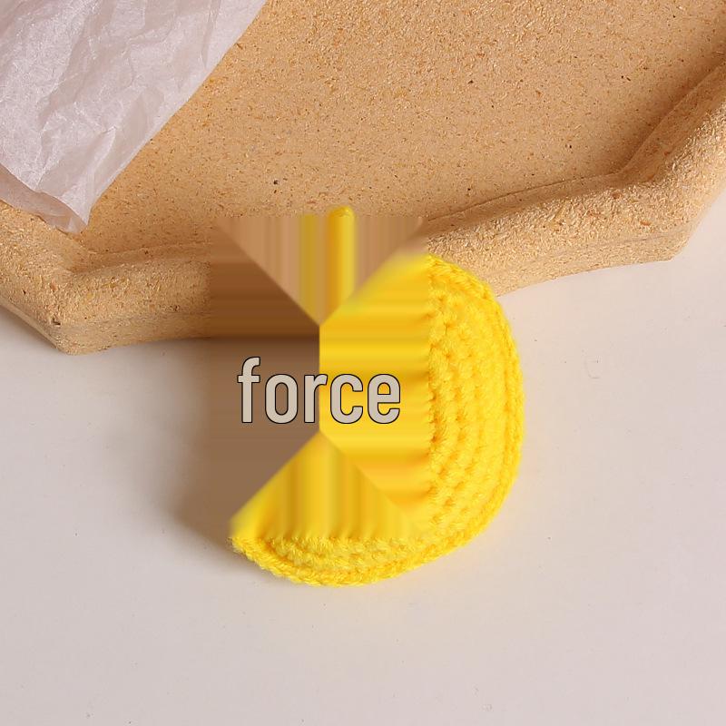 Charming Crochet Fruit Keychain: Persimmon & Strawberry Wool Pendants