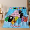 Cartoon Les Barbapapa Barbamama Family 3D Flannel Blanket,Warm and Cozy Soft Throw Blanket for Home Bedroom Bed Sofa Cover Kids