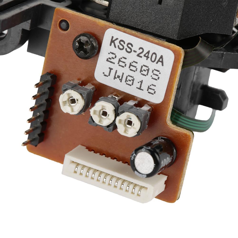 KSS-240A Replacement Lens for CD DVD Optical Pickup Black Color 4.5 x 4cm Size Light Weight Convenient to Replace