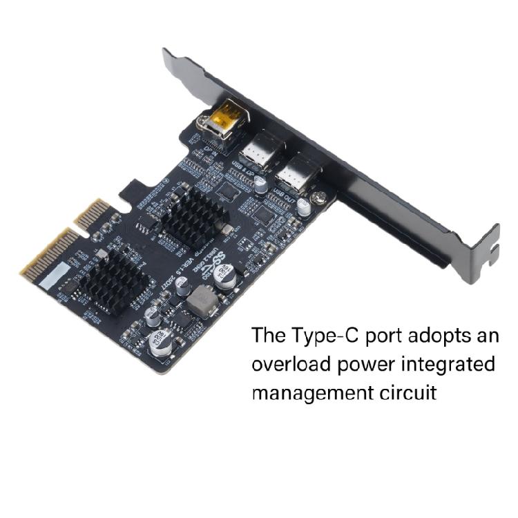 Type C To 4K 60Hz Adapter Card Featuring Two USB 3.2 Ports And 10Gbps Data Transfer