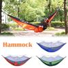 Camping Hammock 270x140cm Nylon Outdoor Portable Garden Yard Patio Leisure Parachute Hammock Swing Travel Easy