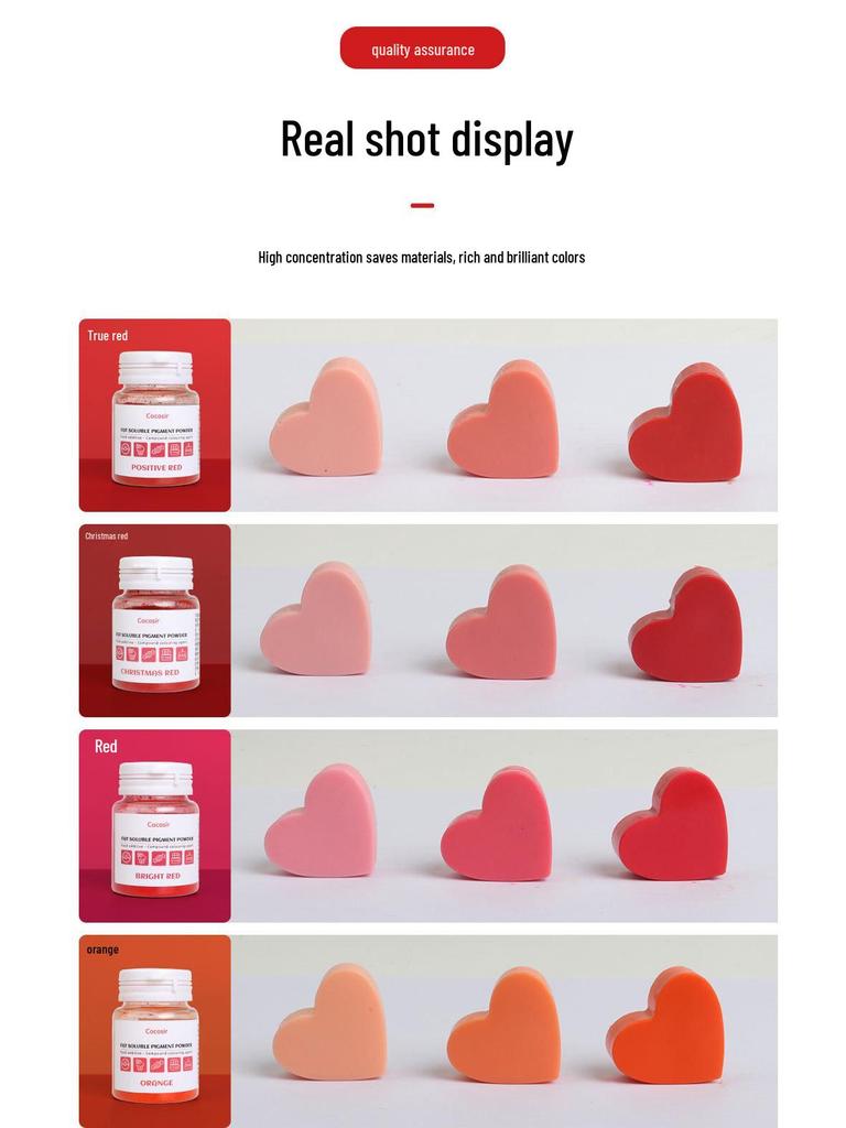Chocolate Oil-Soluble Color Powder for Pastries, Mousse, Fondant, Lipstick & Macarons - 10g