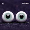 1Pair 6/8/10/12/14 Mm Glass Eyes Eyeball For Bjd Doll Blue Black Safety Animal Toy Eyes Diy Doll Making Crafts Toy Accessories