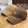 Fashion Hat Cute Cartoon Bear Embroidery Soft Top Skinny Baseball Hat Versatile Casual Wash Face Small Cap