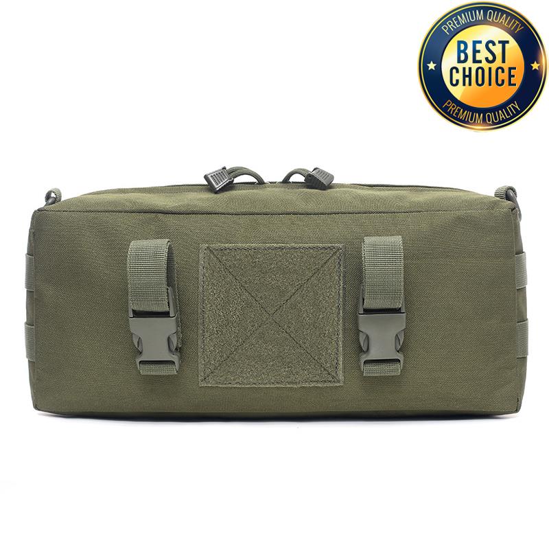 Tactical Pouch Molle EDC Nylon Waterproof Hunting Bag Sports Fishing Waist Pack Travel Camping Hunting Cross-body Shoulder Bag