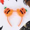 Pumpkin Hairhoop Festival Headband Halloween Dressingup Costume Props Headpiece Theme Party Headband Adult Holiday Props