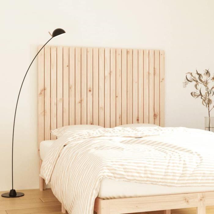 824968 vidaXL Wall-mounted Headboard 140x3x110 Cm Solid Pine Wood