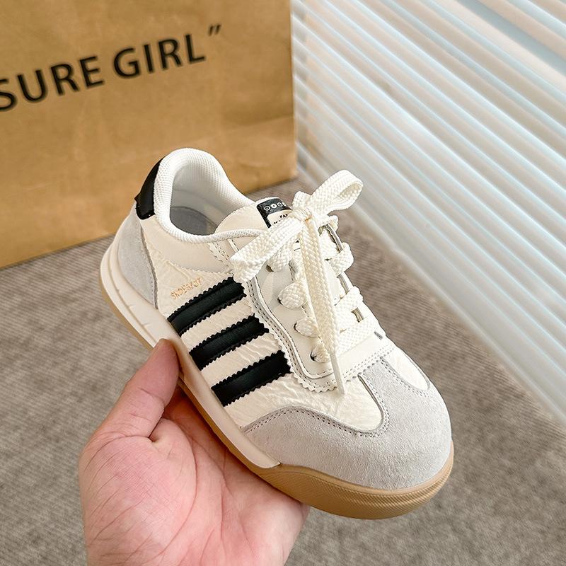 Children's casual shoes board shoes 2025 autumn new girls' little white shoes soft-soled Forrest Gump shoes breathable boys' sports shoes