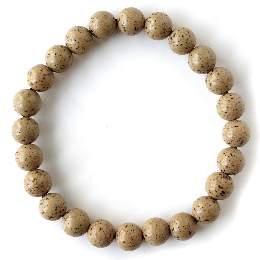 Hokutolite Bracelet 8mm Orange Made in Taiwan Negative Ion Measured Radium Hoctorite Inner Diameter [GOLD STONE] Approx. 15.5cm