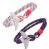 2Pcs Whale Tail Bracelet Made of Tough Materials Standout Fashion Accessory for Jeans Tshirt Outfit Perfect Gift Friend