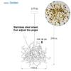 Modern Restaurant Chandelier Stainless Steel Lighting Fixtures Luxury LED Chandelier Coffee Shop Decoration Home Appliance