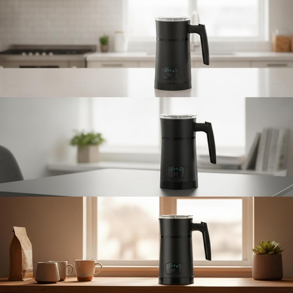 Electric Milk Frother Multi-Function Automatic Countertop for