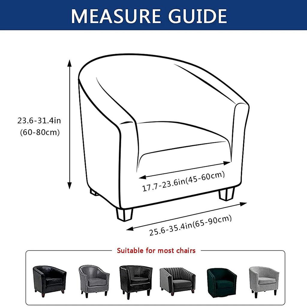 1PC Removable Elastic All Inclusive Single Seat Sofa Covers for Living Room Slipcover Armchair Couch Cover Furniture Protector