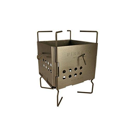 

FIREBOX GEN2 Nano Stove Titanium Wood Stove, 3-inch [Official Japanese Product]