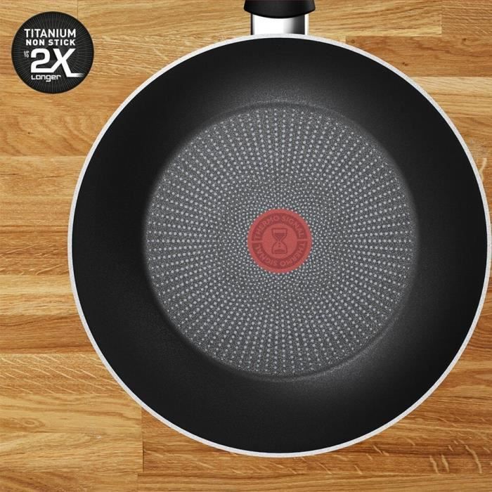 Wok 28cm Force Tefal - Tous feux + induction - C3111902