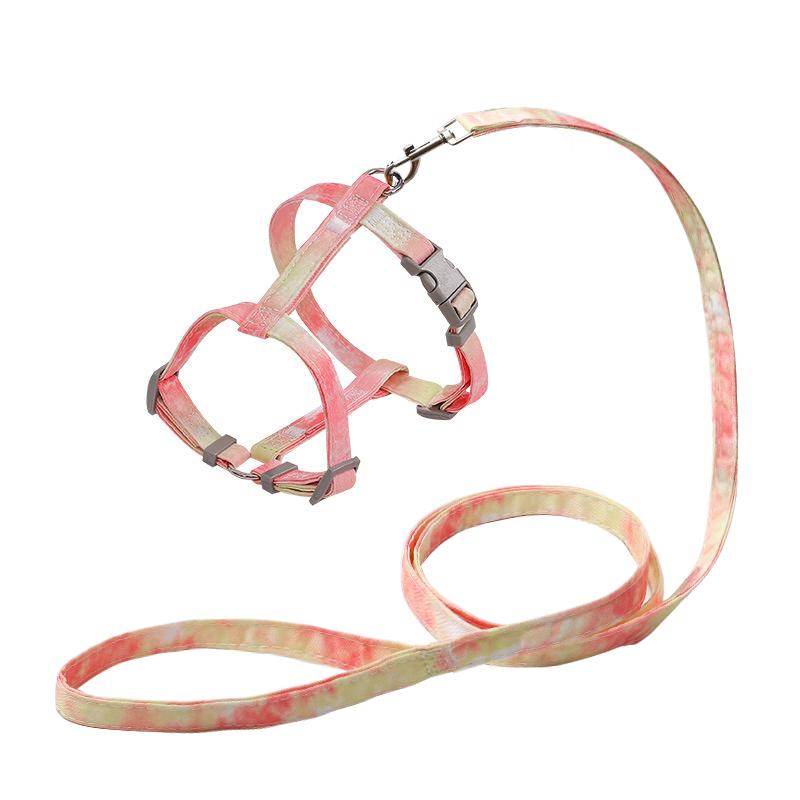 

Регулируемая шлейка и поводок для кошек Набор Жилет для домашних животных собак и кошек для маленьких средних и крупных собак Набор веревок Мопс Уличный выгул Поводок S