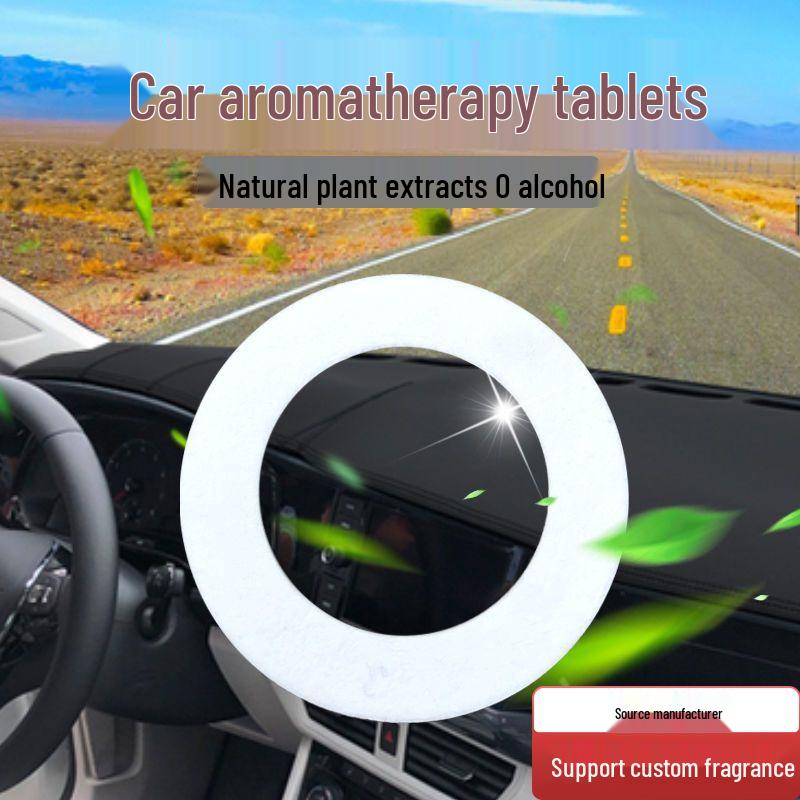 Dual-Ring Solar Car Aromatherapy Spinner Ornament