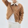 New MLB Velvet Jackets Unisex Camel 3AJPM0334-43CAS