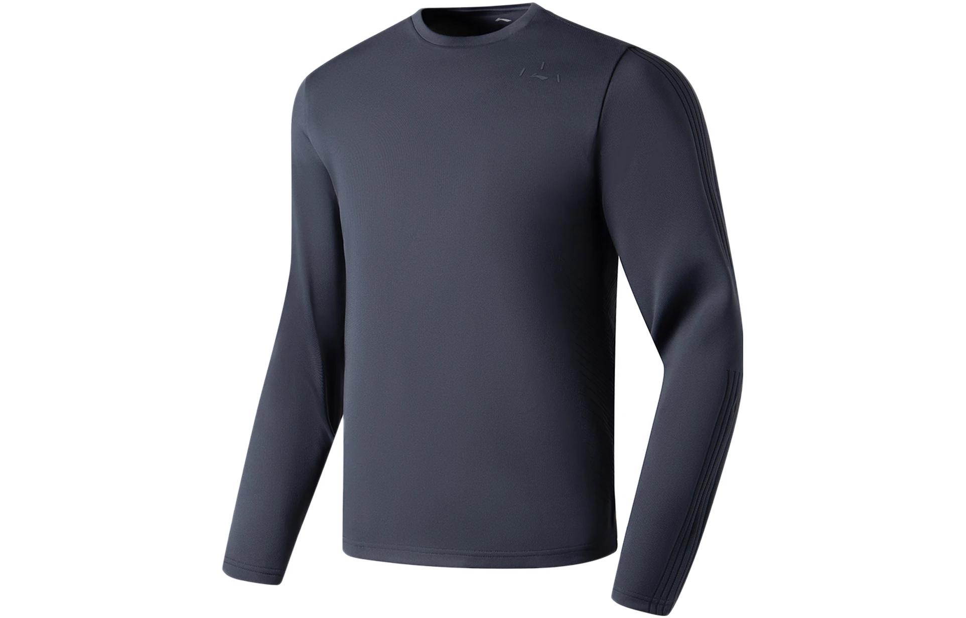 Li Ning Fitness Series Sweatshirt Men s Ebony Black AWDS969-6 L