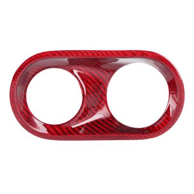 Headlight Switch Button Panel Frame Trim Carbon Fiber Sticker Fit for Porsche MACAN 2014 2020