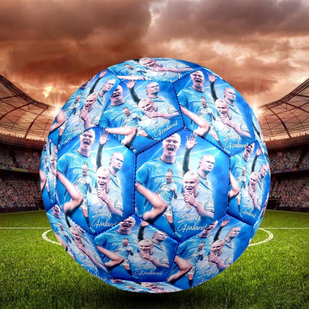 1 Stück Mann Sterne Action Qualität Fußball, Standardgröße 5 Geeignet für Erwachsene, Schüler und Jugendliche für Training und WettkampfYUG21