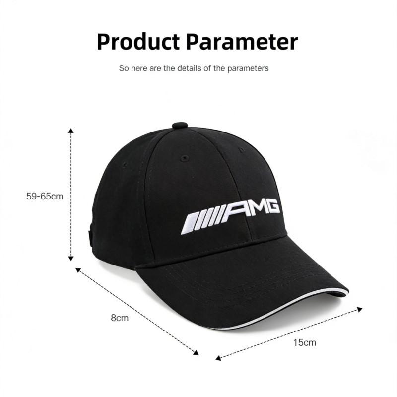 Emblem Baseball Hat Men Women Adjustable Peaked Cap Keychain For Mercedes Benz AMG Smart W205 C300 W203 W206 W108 W124 W126 W140