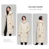 Women Winter Down Jacket Korean Style Loose Long Hooded Warm Coat