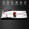 Japanese samurai illustration Mouse Pad Desk Mat NonSlip Durable Stitched Edge office accessories Gaming mouse mat tapis souris