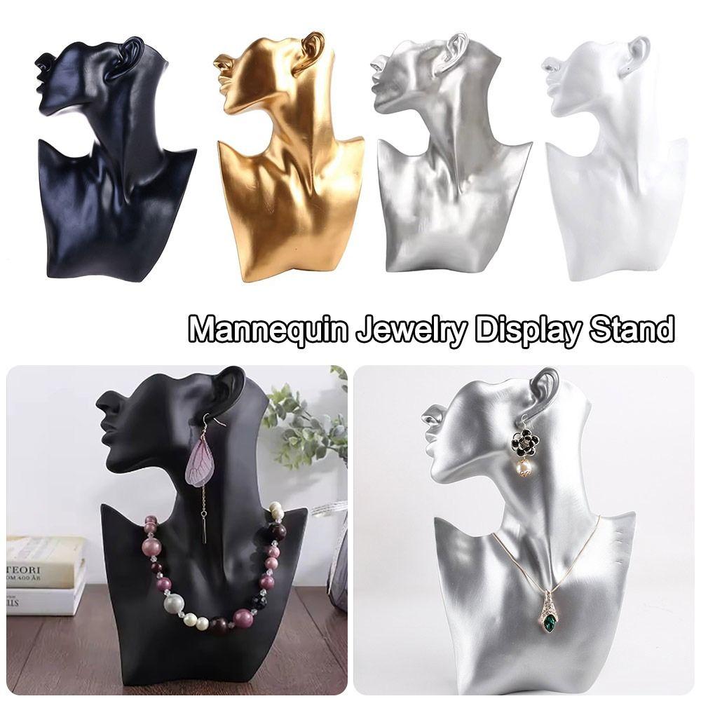 Side Face Mannequin Jewellery Storage Rack Holder Necklace Bracelets Earrings Holder