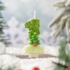 Christmas Tree Holiday Number Candle Innovation 0-9 Handmade Diy Decoration Crafts