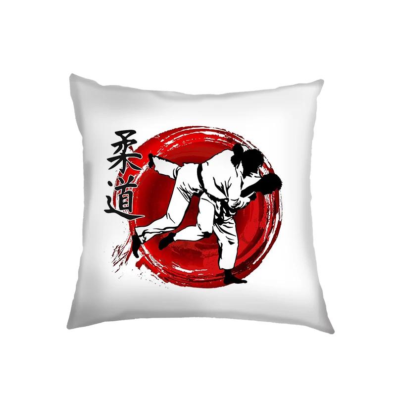 Cool Martial Art Judo / Taekwondo / Karate / Aikido Kissenbezug Kissenbezug Sofa Schlafzimmer Büro Auto Dekokissenbezug