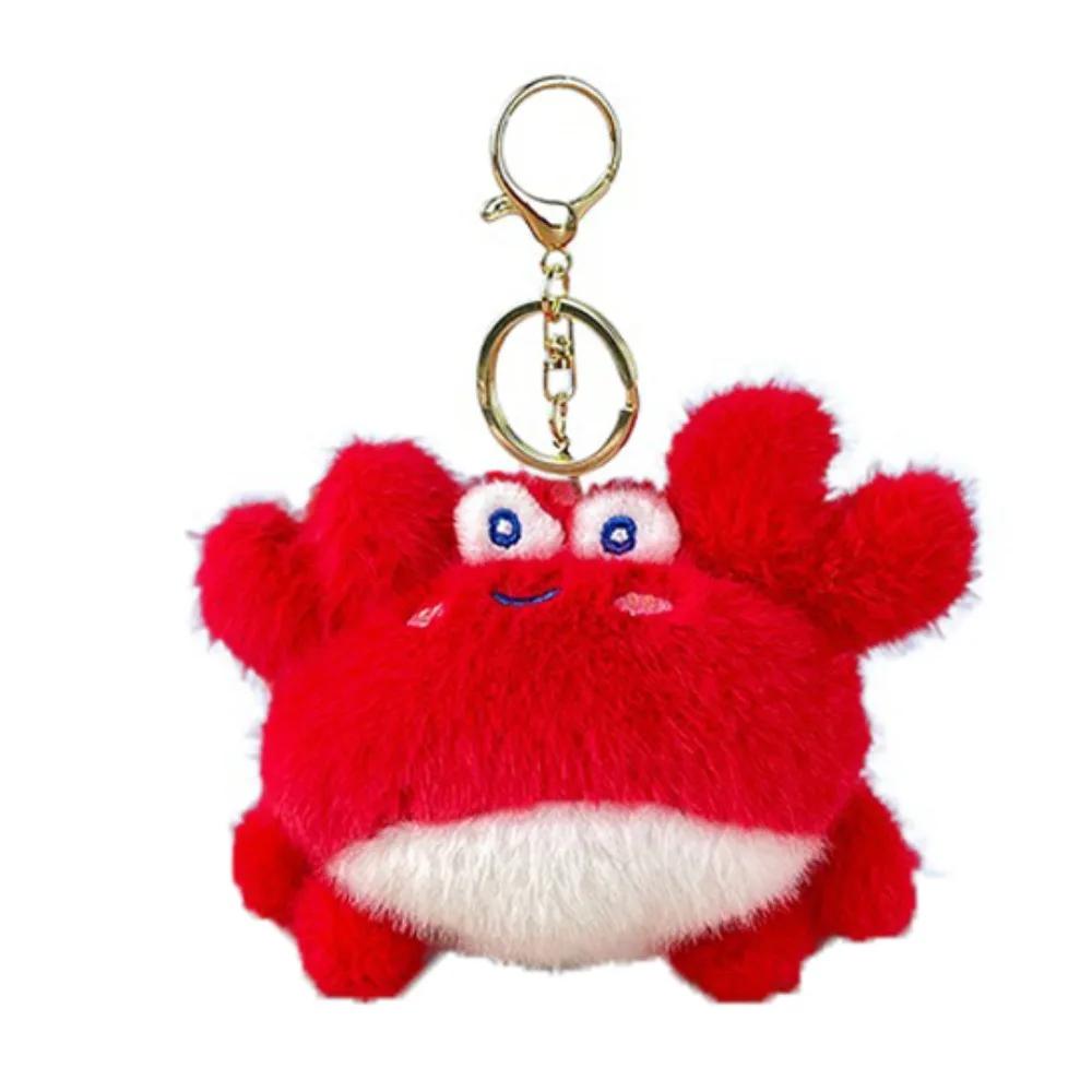 Turtle Ocean Animal Plush Keychain Octopus Starfish Plush Whale Keychain PP Cotton Simulation Animal Whale Small Pendant