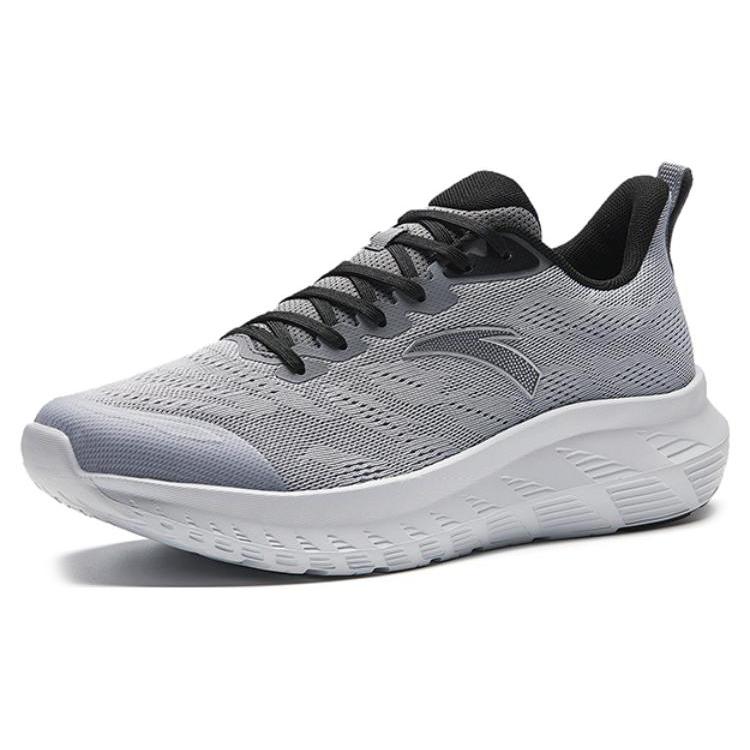 Anta Light Cloud Fabric Slip Resistant Abrasion Resistant Low top Running Shoes Men's Gray 112345530-1