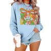 Women's Loose Comfortable Casual Fashionable Character Printing Round Neck Long Sleeved Sweatshirt