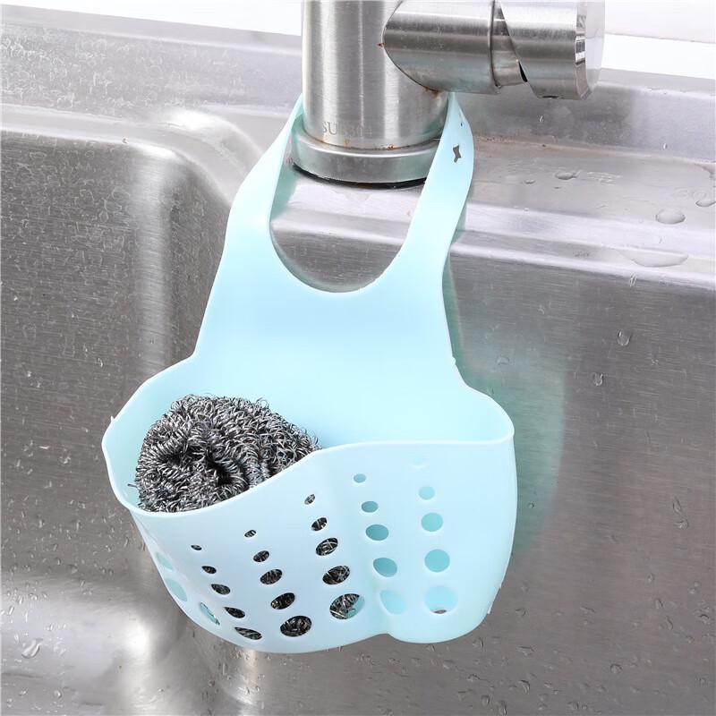 Adjustable Sink Kitchen Sponge Drain Hanging Bag