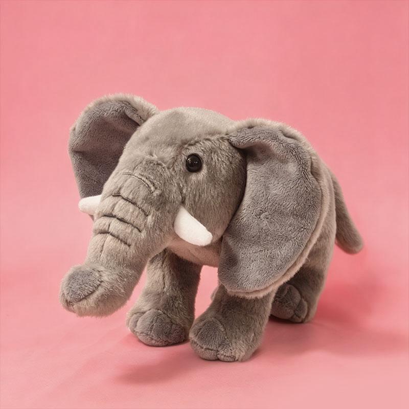 25/30cm Série d'Animaux Debout Jouet en Peluche Girafe Éléphant Zèbre Élan Poupée en Peluche Décoration de Maison Poupées Remplies Cadeau Adorable Pour Enfant 25-30cm