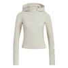 FOS Future Style Loose Fit Hooded Knit Long Sleeve Regular T-Shirt Women Tops KC5804