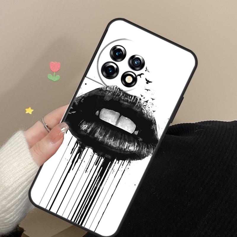 Sexy Red Lips Case For OnePlus 10 Pro 8T 10T 15 13 12 11 13T 13R 12R Nord CE 5 2 3 4 Lite N20 N30 Cover