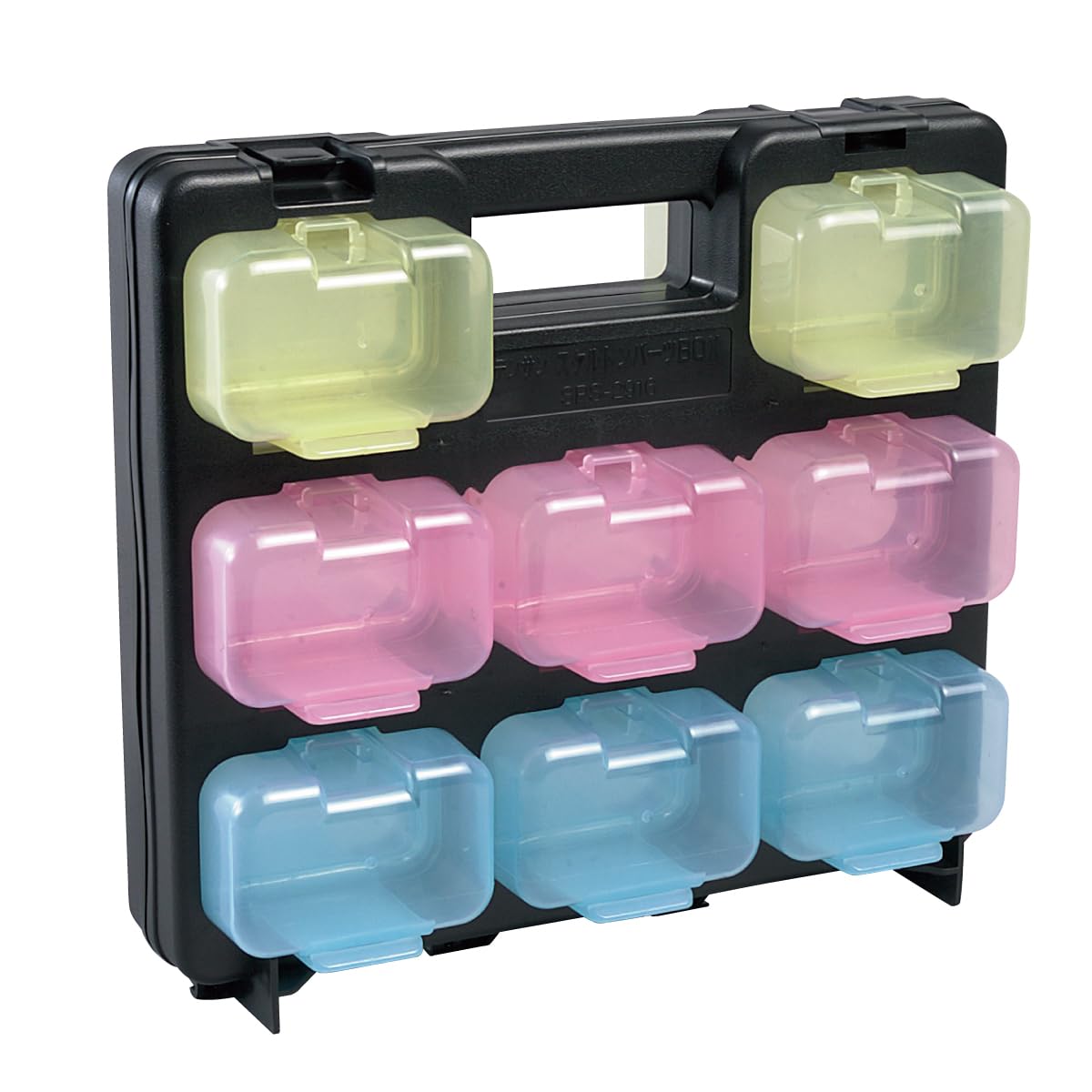 

Densan Skeleton Parts Box Black with Mini Mini, Frame, Lid, 16-Piece Box, SPS-2916BK