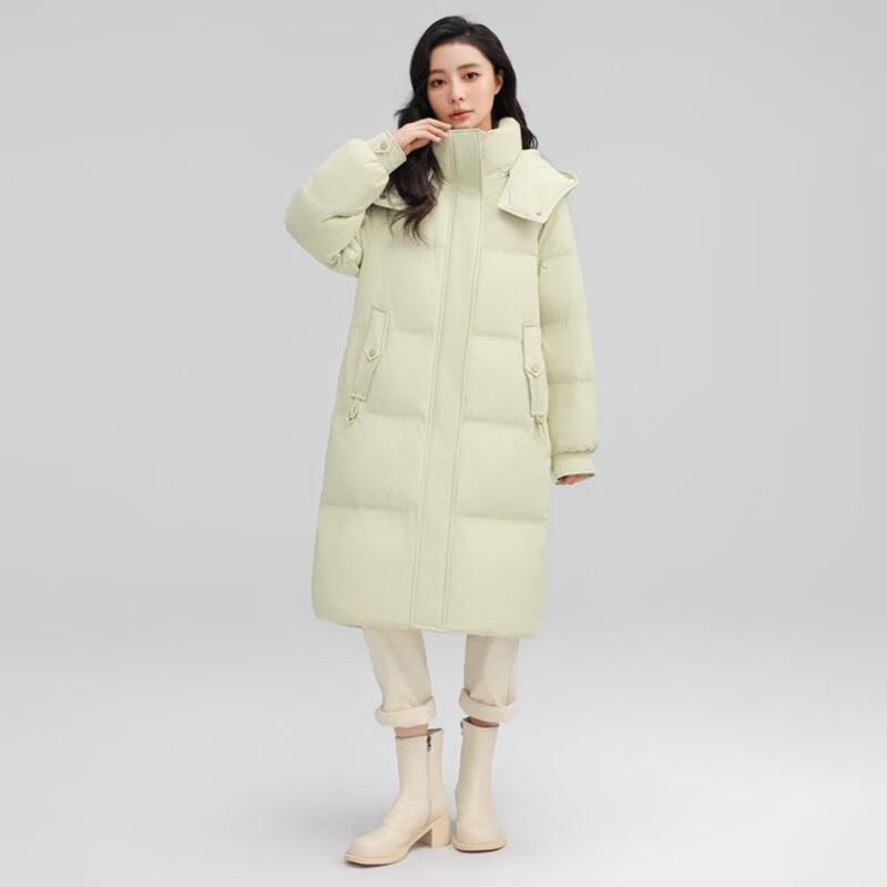 YAYA Women's Thickened Long Down Jacket YE4B603972X