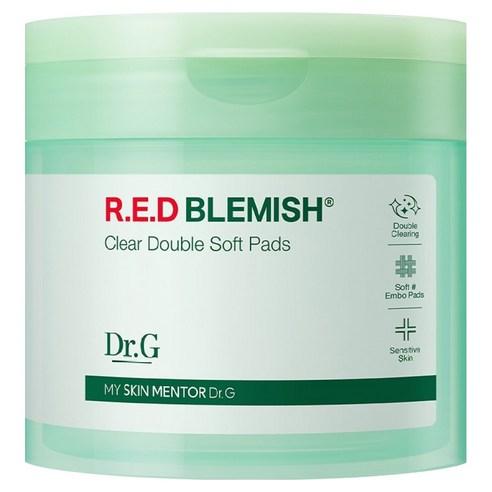 Dr.G Red Blemish Clear Double Gel Pad Soothing Exfoliating Toner Pads 60 Pads 180ml