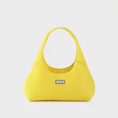 Shoulder Mesh Bag - Yellow