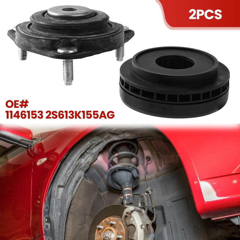 

2PCS Front Suspension Strut Upper Mount & Bearing Engine For Ford Fiesta Mk5 MK6 Fusion Mazda Verisa OE# 1146153 2S613K099AB Set